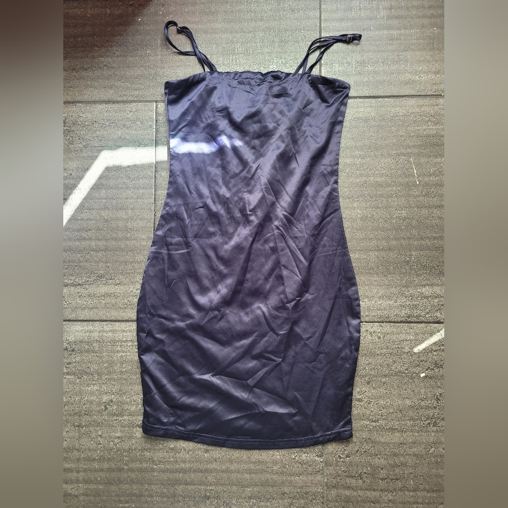 Oh Polly dark blue dress